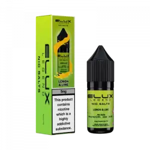 Lemon & Lime Nic Salt E-Liquid by Elux Legend 10ml - 5mg